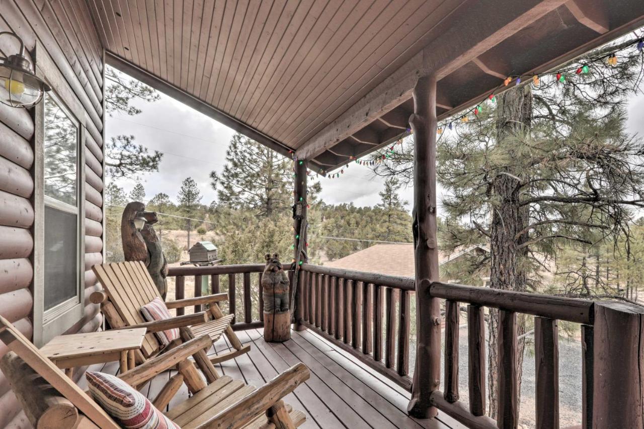 Cozy Heber-Overgaard Cabin With Fire Pit, Game Room! Екстериор снимка